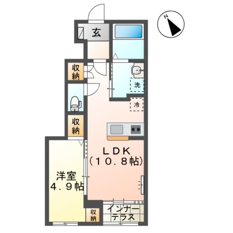 casa serena(カーサ セレーナ)の間取り