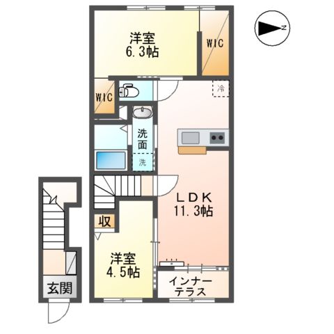 メゾン エメの間取り