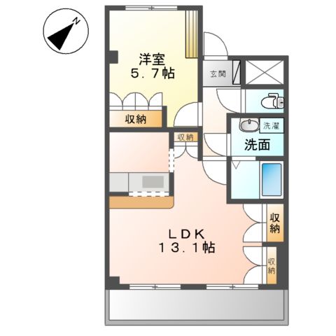 ストロベリーの間取り
