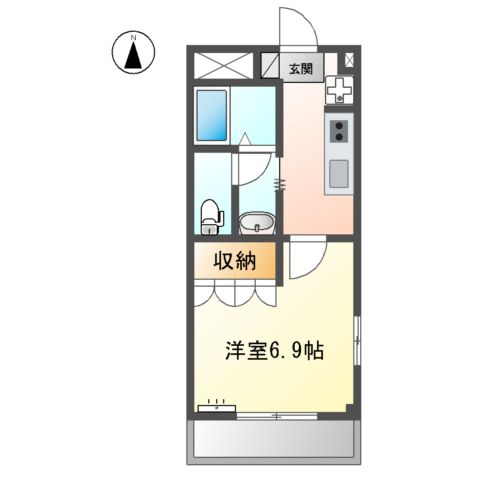 ブリーズ ドゥ メール.Mの間取り