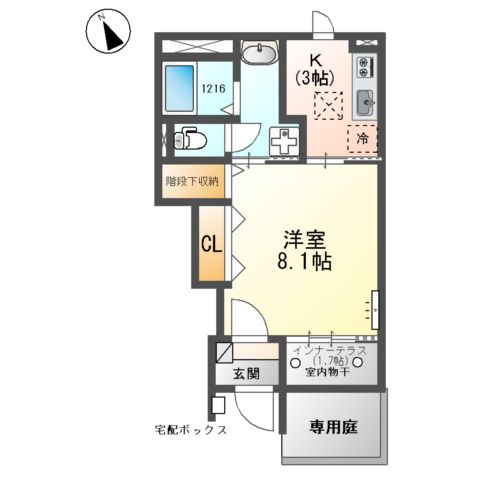 フルールの間取り