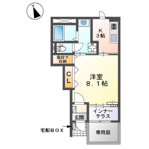 ネスト赤堀の間取り