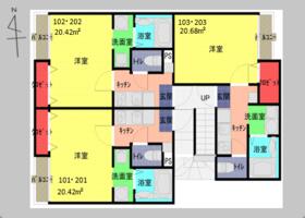 ヴィラート川口三ツ和の間取り