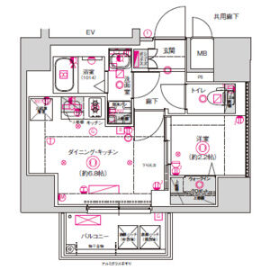 CREST TAPP東別院の間取り