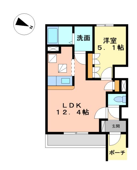 ハッピーヒルズの間取り