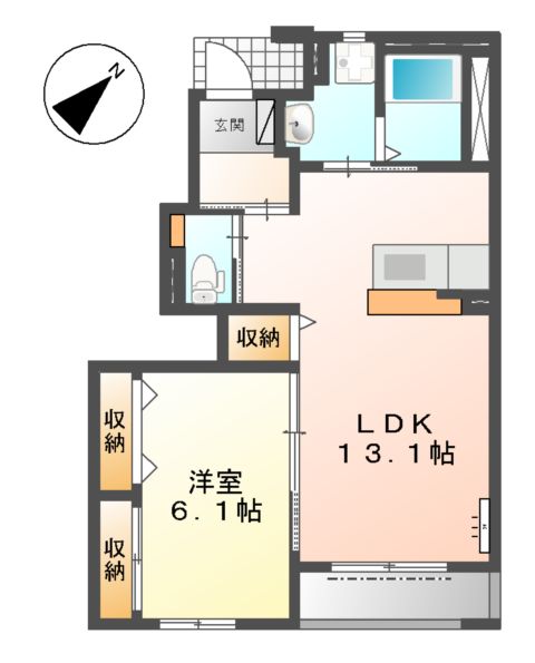 グランチェスタ今岡の間取り