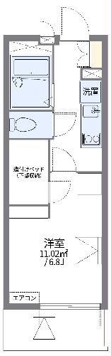 レオパレスJHK戸田の間取り