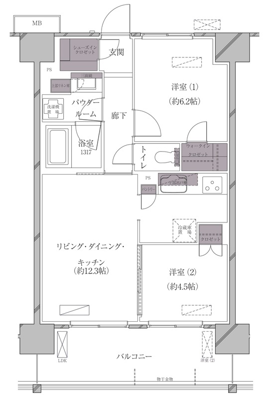 Ａ－ｓｔａｎｄａｒｄ芝浦・1002号室の間取り