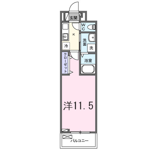 たばさはうすⅡの間取り