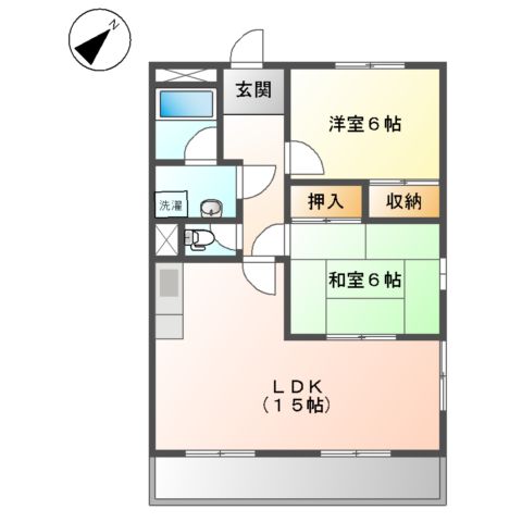 エスポア保呂の間取り