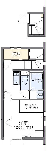 レオネクストサンライズ富岡Ⅲの間取り