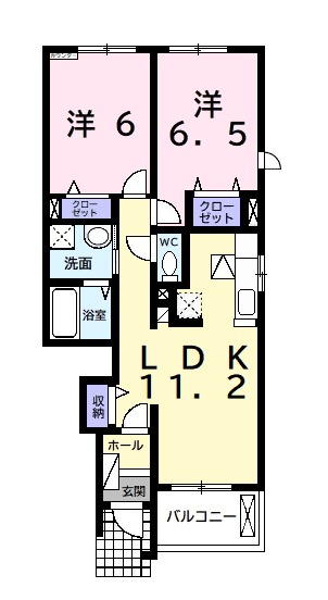 アルカンシエルAの間取り