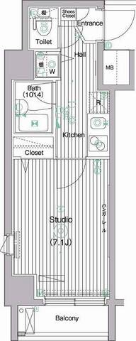 ガーラ・ステージ西巣鴨Ⅱの間取り