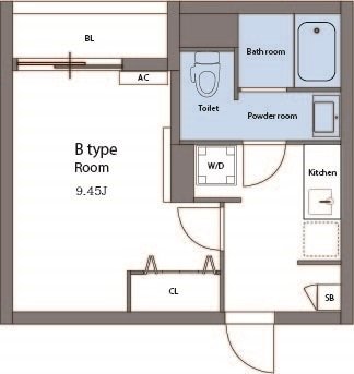 M-1 Tokyo 西糀谷3の間取り