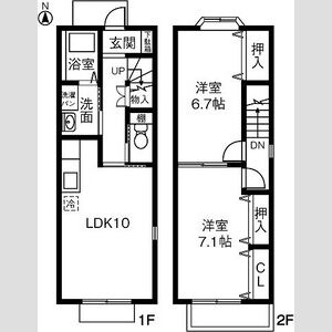 ＳＵＮ　ＣＬＡＩＲの間取り