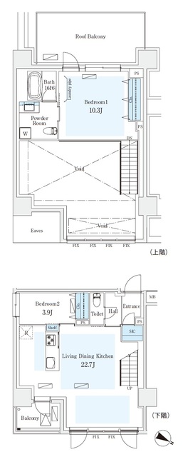 Urban Breeze 恵比寿の間取り