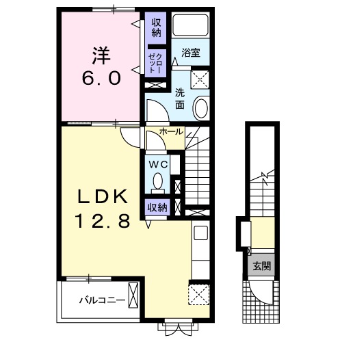 睦乃郷 西棟の間取り