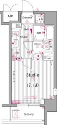 ガーラ横濱南の間取り