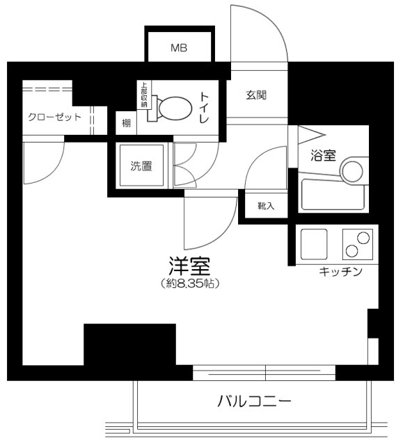 エスコート横浜関内の間取り