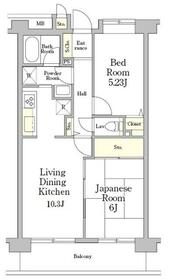 ミレニアム北浦和の間取り