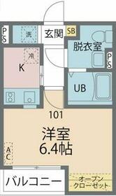 カインドネス川崎京町の間取り