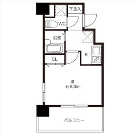DeLCCS日本橋浜町の間取り