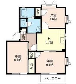 フレグランス東山C棟の間取り