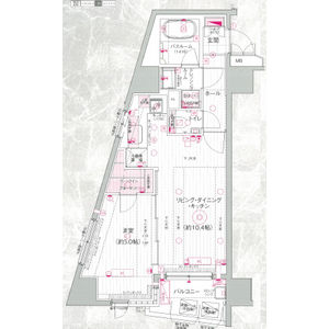 エステムプラザ市谷外濠公園の間取り