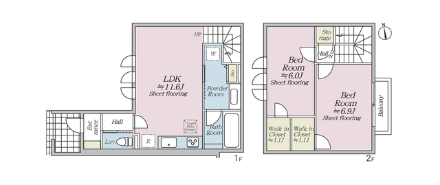 オルキデ蘆花公園の間取り
