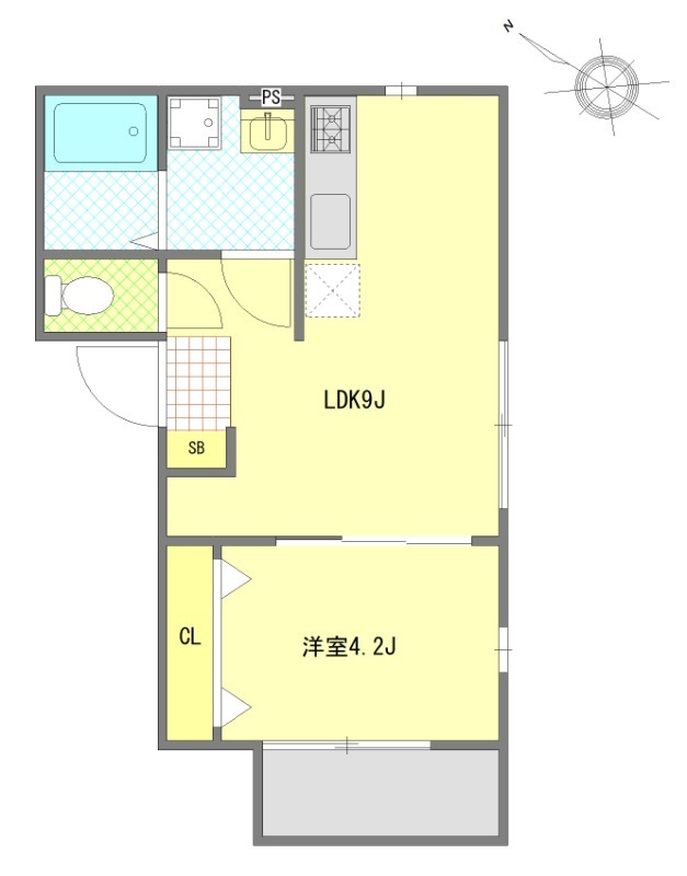 (仮称)東久留米市東本町APの間取り