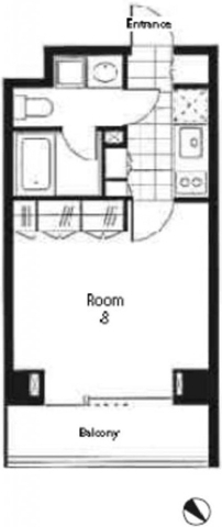 南雪谷の完工年月(2008年3月)築の賃貸マンションの間取り