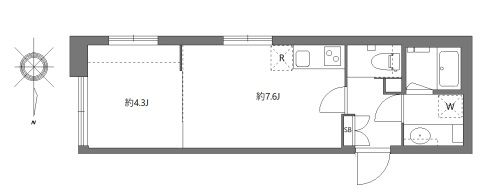 アバンテリム大森北の間取り
