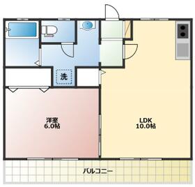 ポプリハイツB棟の間取り