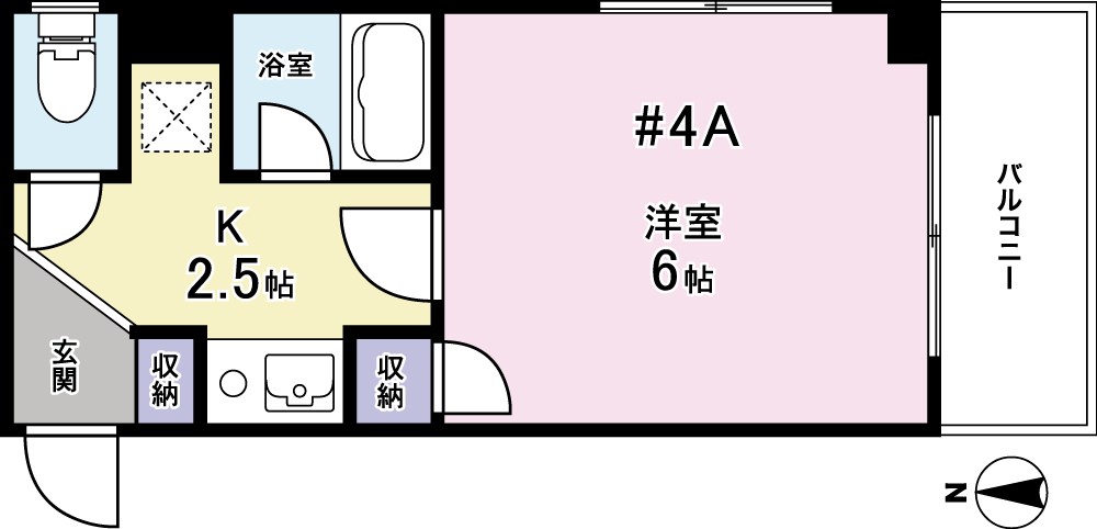早稲田桜並木AVEの間取り