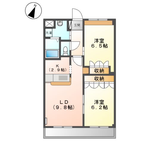 コンフォルトの間取り