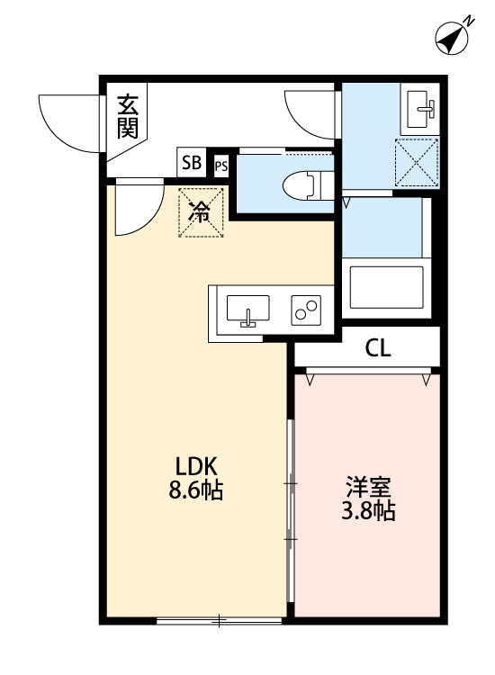 Contel 湊町(コンテルミナトチョウ)の間取り