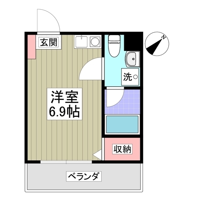 マンションオリーブの間取り