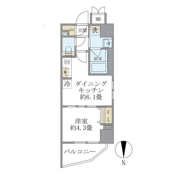 プラティーク目白の間取り
