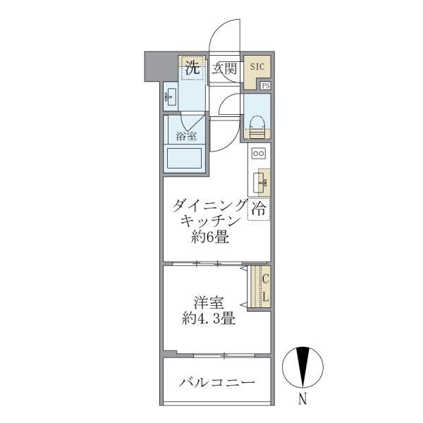 プラティーク目白の間取り