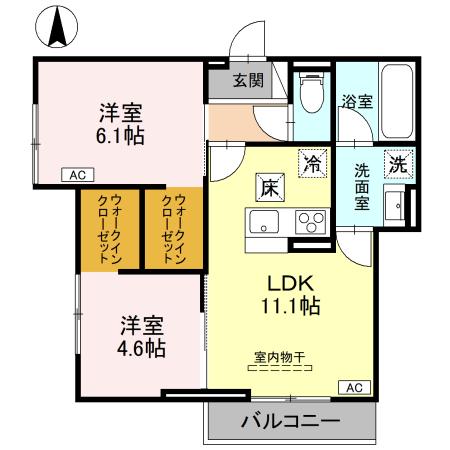 1/2 間取