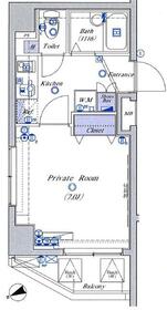 クレイシア北千束の間取り