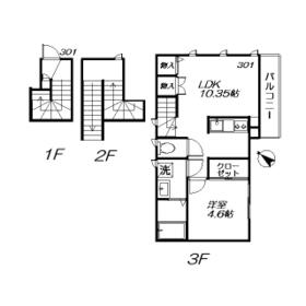 アークデュオの間取り