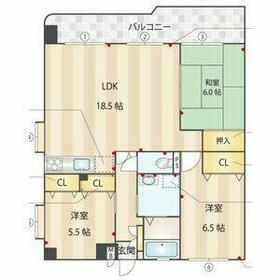 クレバー室見の間取り