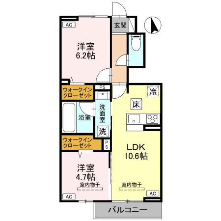 Residia 東城南の間取り