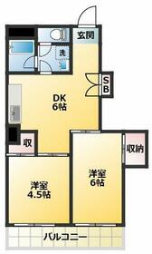 コスモプラザHINOの間取り
