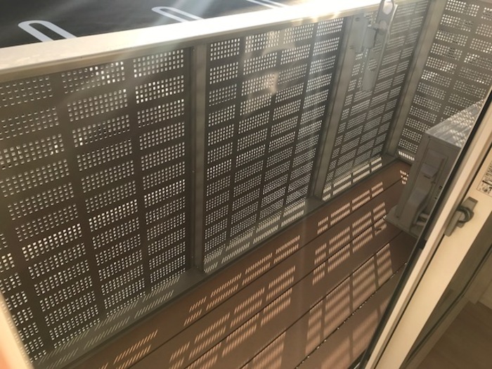 12/21 バルコニー