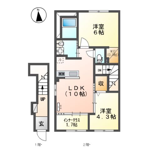コンフォールの間取り
