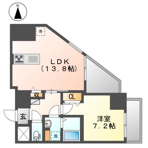 Bonheur Dear court -ボヌールディアコート-の間取り