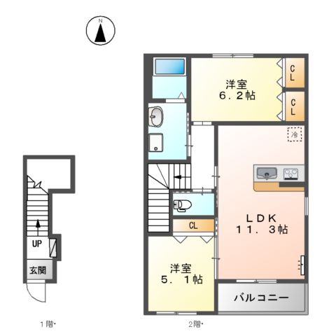 リバレインの間取り
