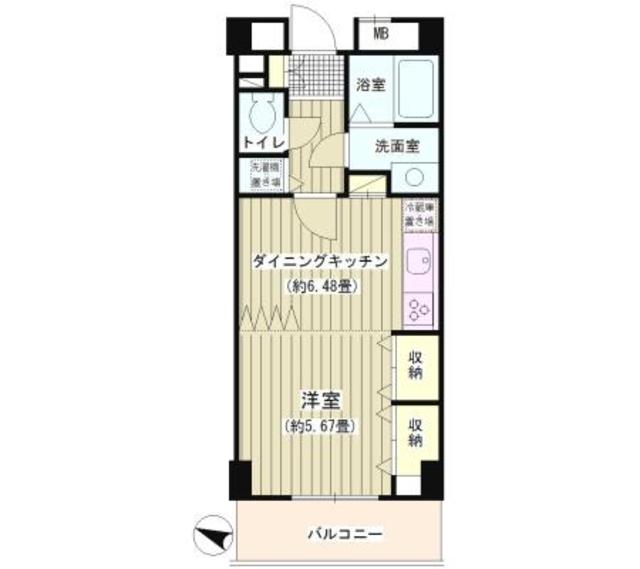 ＣＯＬＯＲＳ　ＧＡＲＤＥＮの間取り